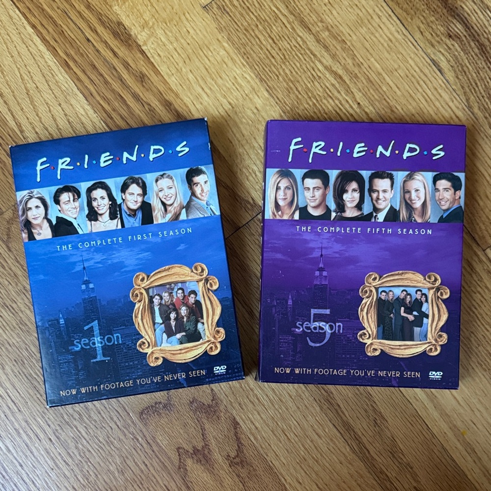 Friends Season 1 and 5 DVD Set
